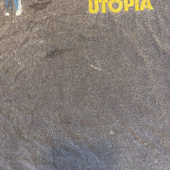 Travis Scott X Mcdonald’s Live From Utopia Cactus Jack T-shirt Distressed - Picture 12 of 15